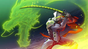 Genji Of Overwatch Video Game Wallpaper