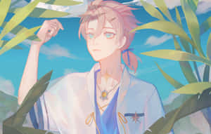 Genshin Impact Albedo In Action Wallpaper