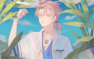 Genshin Impact Albedo In Action Wallpaper