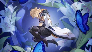 Genshin Impact Albedo, Master Of Alchemy In Teyvat Wallpaper