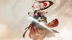 Genshin_ Impact_ Character_ With_ Sword Wallpaper