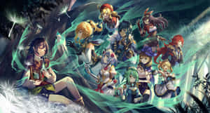 Genshin Impact Characters: Assemble The Dream Team Wallpaper