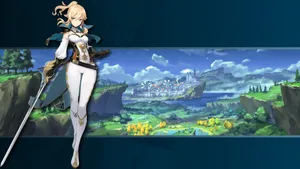 Genshin Impact Jean 1920 X 1080 Wallpaper Wallpaper