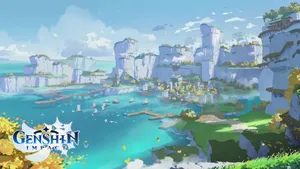Genshin_ Impact_ Liyue_ Harbor_ View Wallpaper