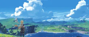 Genshin_ Impact_ Mondstadt_ Vista Wallpaper