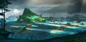 Genshin_ Impact_ Mystical_ Coastline Wallpaper