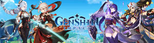 Genshin Impact New Characters 5120x1440 Gaming Wallpaper