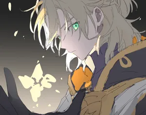 Genshin Impact's Albedo In Action Wallpaper