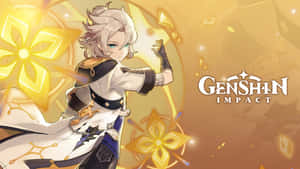 Genshin Impact's Albedo In Stunning High-definition Wallpaper