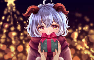 Genshin Impact's Ganyu In A Stunning Landscape Wallpaper