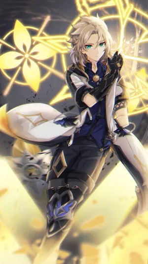 Genshin's Albedo Knows No Limit! Wallpaper