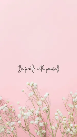 Gentle_ Reminder_ Self_ Care_ Aesthetic.jpg Wallpaper