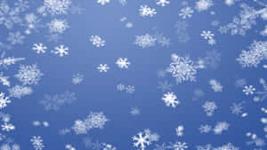 Gentle_ Snowflake_ Descend Wallpaper