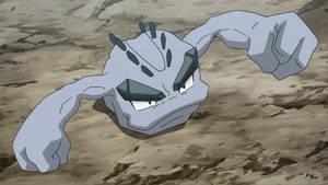 Geodude From Pokemon Top View Wallpaper