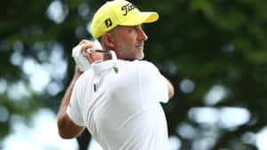 Geoff Ogilvy - Focused Pga Golfer Wallpaper