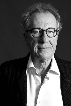 Geoffrey Rush Black And White Wallpaper