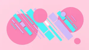 Geometric Abstract Shapes Wallpaper