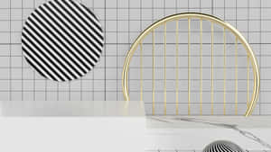 Geometric Abstract Shapes Wallpaper