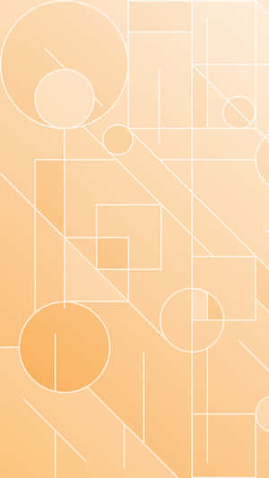 Geometric Abstraction_ Apricot Hues.jpg Wallpaper