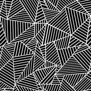 Geometric Black And White Pattern Wallpaper