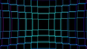 Geometric Blue Patterns Wallpaper