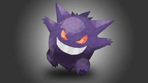 Geometric Gengar Wallpaper