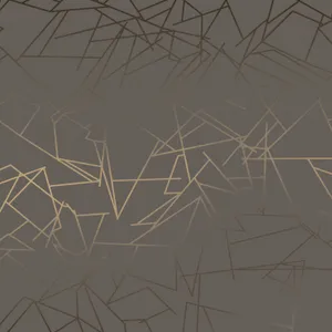 Geometric Pattern In Gold And Black Wallpaper
