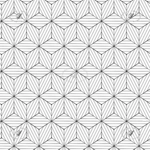 Geometric Vector White Pattern Wallpaper