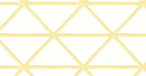 Geometric Yellow Triangle Pattern Wallpaper