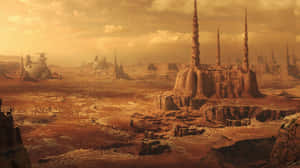 Geonosis Landscape Star Wars Wallpaper