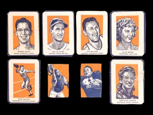 George Mikan Basketball Card Collection Wallpaper