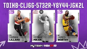 George Mikan Myteam Nba 2k19 Poster Cards Wallpaper