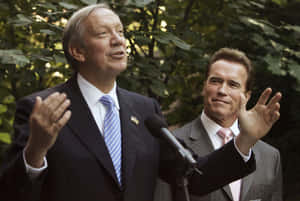 George Pataki Delivering A Speech Wallpaper