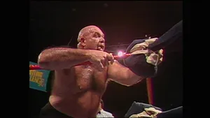 George Steele Facing Turnbuckle Pad Wallpaper