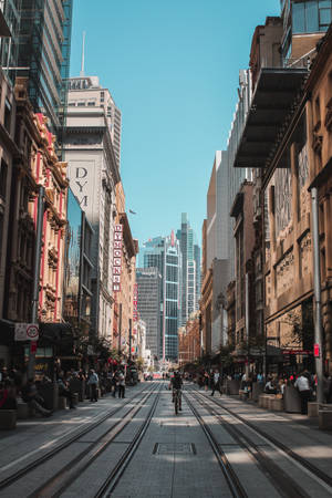 George Street Sydney Australia Wallpaper