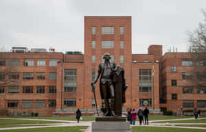 George Washington University's Prestigious Law School Building Wallpaper