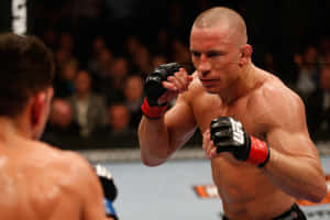 Georges St-pierre Canadian Mixed Martial Artist Wallpaper