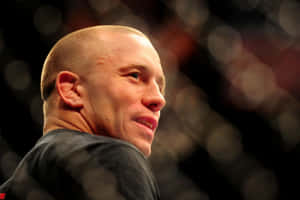 Georges St-pierre Selective Focus Wallpaper