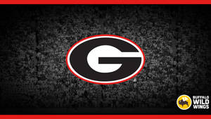 Georgia Bulldogs Black And White Spirit - Athletic Power & Determination Wallpaper