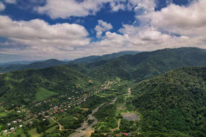 Georgia Guria Mountain Range Wallpaper