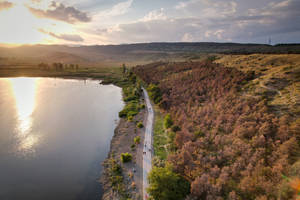 Georgia Tbilisi Lake Wallpaper