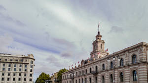 Georgia Tbilisi Parliament House Wallpaper