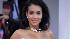 Georgina Rodríguez Elegant Look Wallpaper