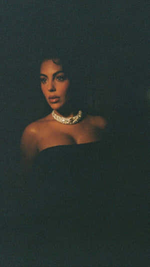 Georgina Rodríguez Elegant Portrait Wallpaper