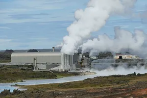 Geothermal Power Plant Steam Production Wallpaper