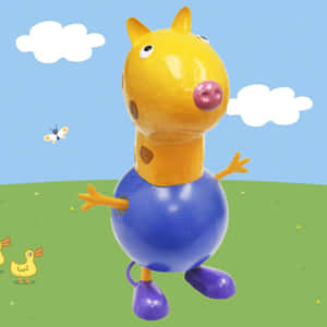 Gerald Giraffe Cartoon Character Wallpaper