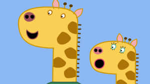 Gerald Giraffe Cartoon Friends Wallpaper