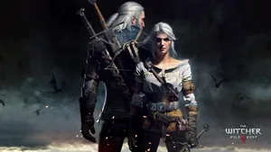 “geralt And Ciri, Father And Daughter, United And Powerful.” Wallpaper