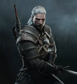 Geraltof Rivia Readyfor Battle Wallpaper