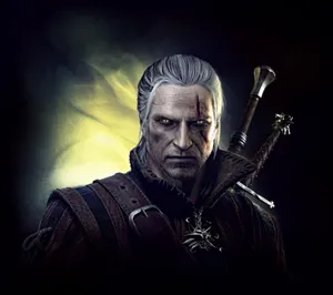 Geraltof Rivia The Witcher Portrait Wallpaper